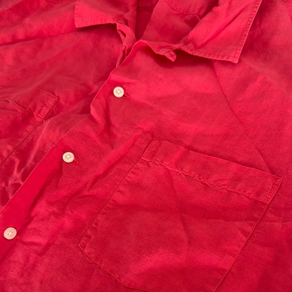 Polo by Ralph Lauren Men's Bold Red Casual Shirt - Picture 3 of 3